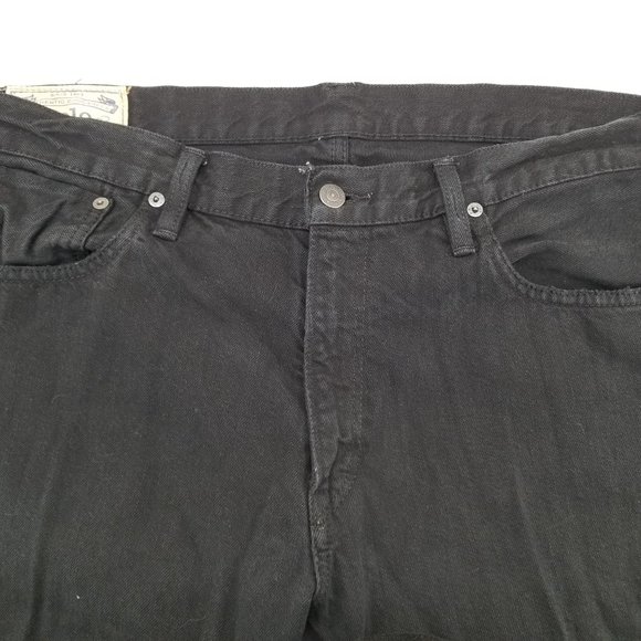 Polo Ralph Lauren Hampton Straight Mens Denim Dark Wash Black Jeans 36 x 30 - Picture 3 of 6